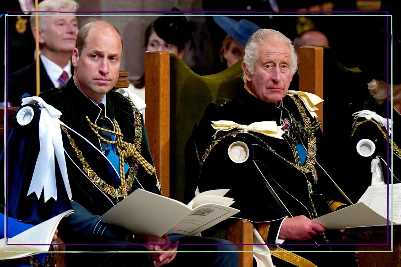 Prince William and King Charles attend the National Service of Thanksgiving and Dedication for King Charles III and Queen Camilla