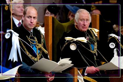 Prince William and King Charles attend the National Service of Thanksgiving and Dedication for King Charles III and Queen Camilla