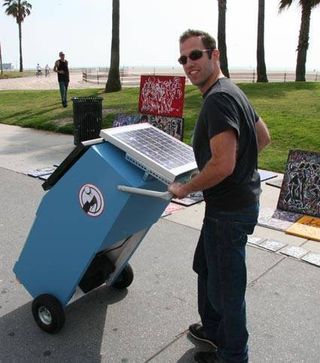 The solar powered Wii on wheels.
