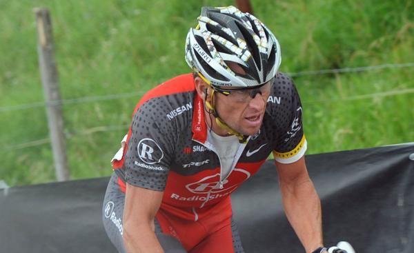 Lance Armstrong is showing signs of coming into form