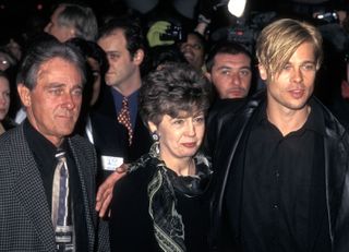 Brad Pitt with parents
