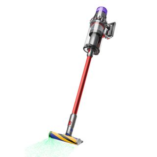 A Dyson Outsize+ vacuum on a white background