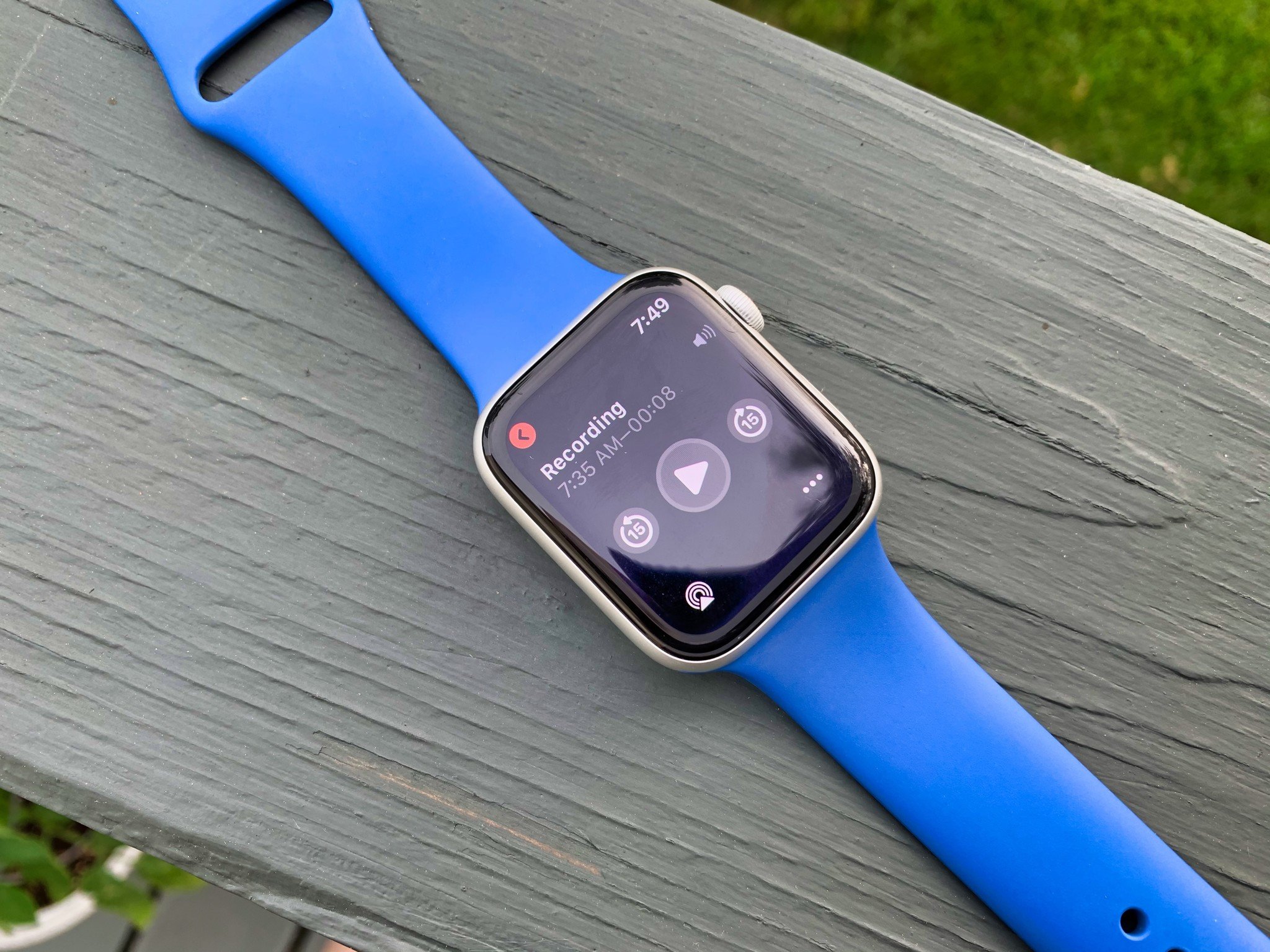 Apple watch Series 6 Blue Aluminum Case.