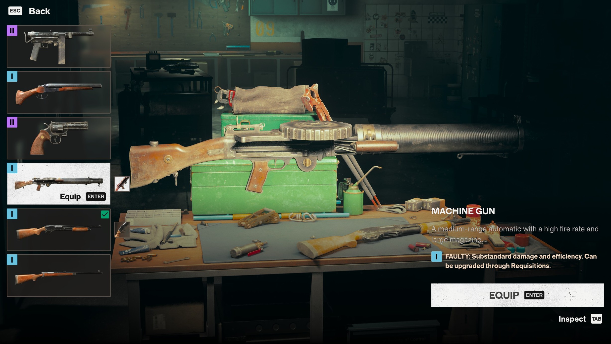 Firebreak best weapons - Machine Gun