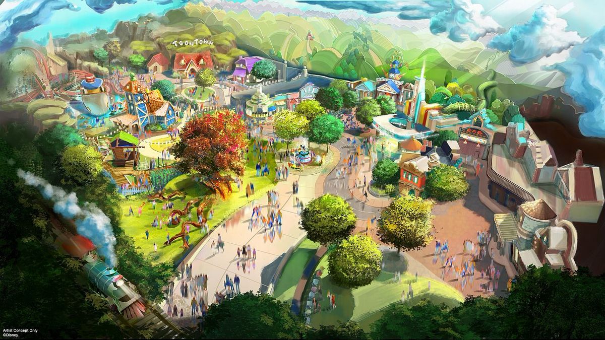 Mickey&#039;s Toontown concept art