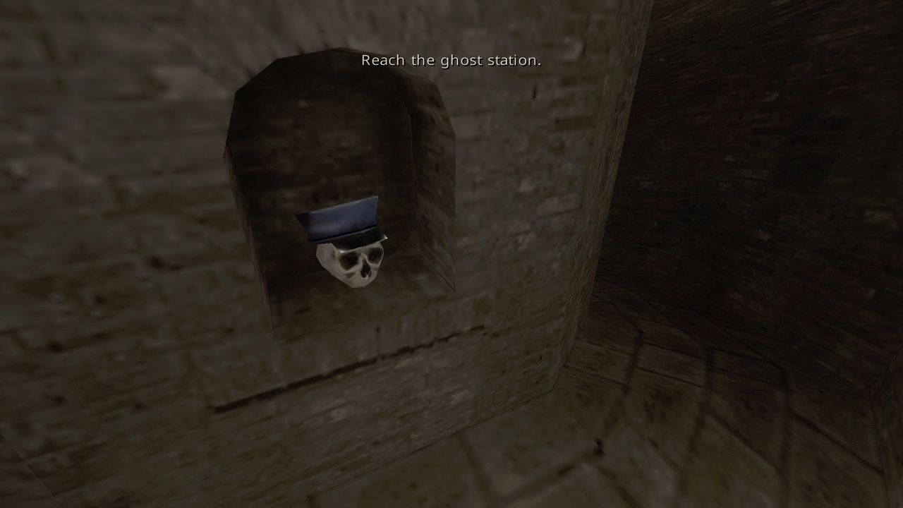 Skull with conductor cap in Brno Transit