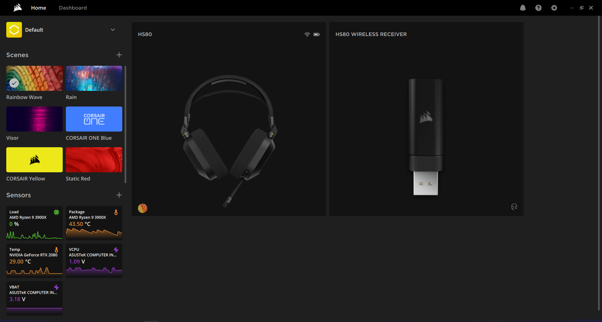 Corsair HS80 RGB Wireless