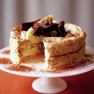 Hazelnut Meringue Cake with Irish Cream