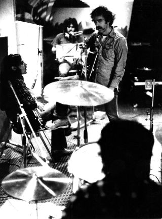 Eagles rehearsing in London in 1974