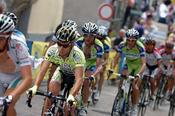 Giovanni Visconti (ISD) in action during the 18th Trofeo Melinda.