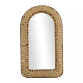 braided frame mirror