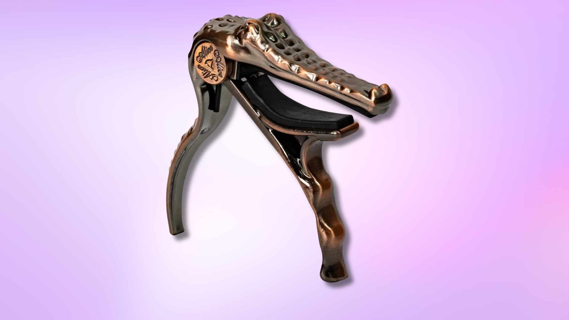 An Alice Alligator Capo for guitar