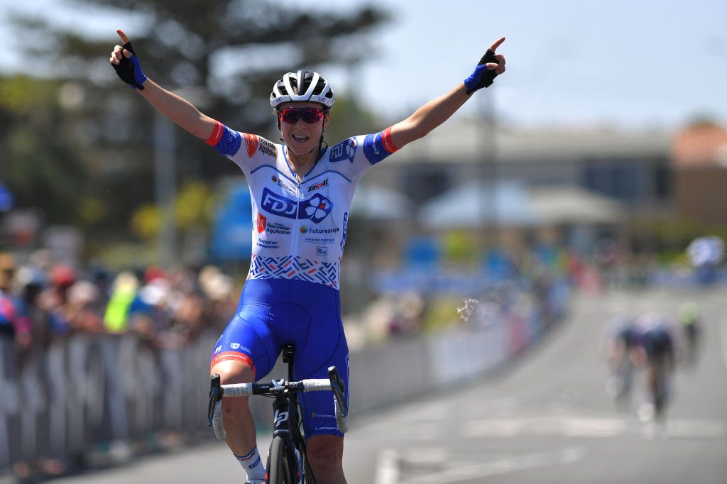 Brodie Chapman (FDJ Nouvelle-Aquitaine Futuroscope) wins the 2020 Race Torquay