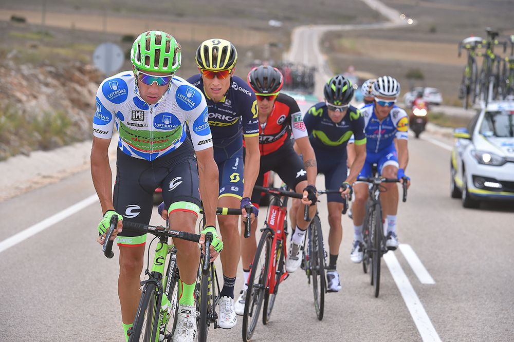 The stage 17 breakaway at the Vuelta
