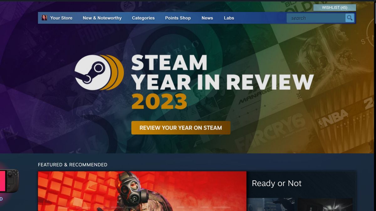 steam year in review 2023