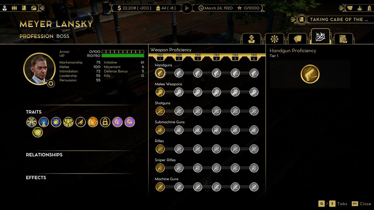 Empire Of Sin Make It Count Screenshot