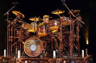 Neil Peart onstage