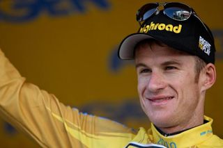 Michael Rogers (HTC-Columbia) has every reason to smile, after moving one step closer to winning the Tour of California.