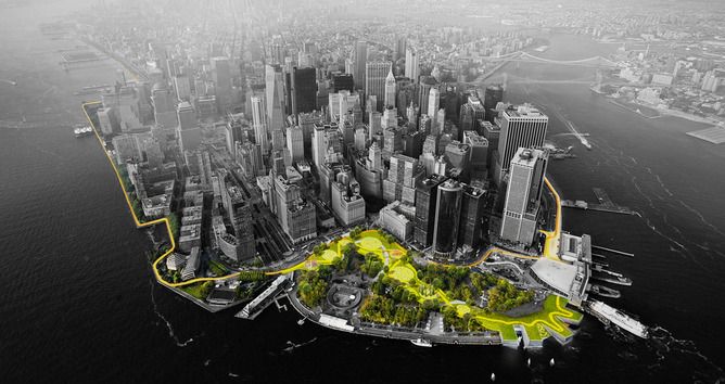 Rebuilding plans for Lower Manhattan, Sandy, hurricane