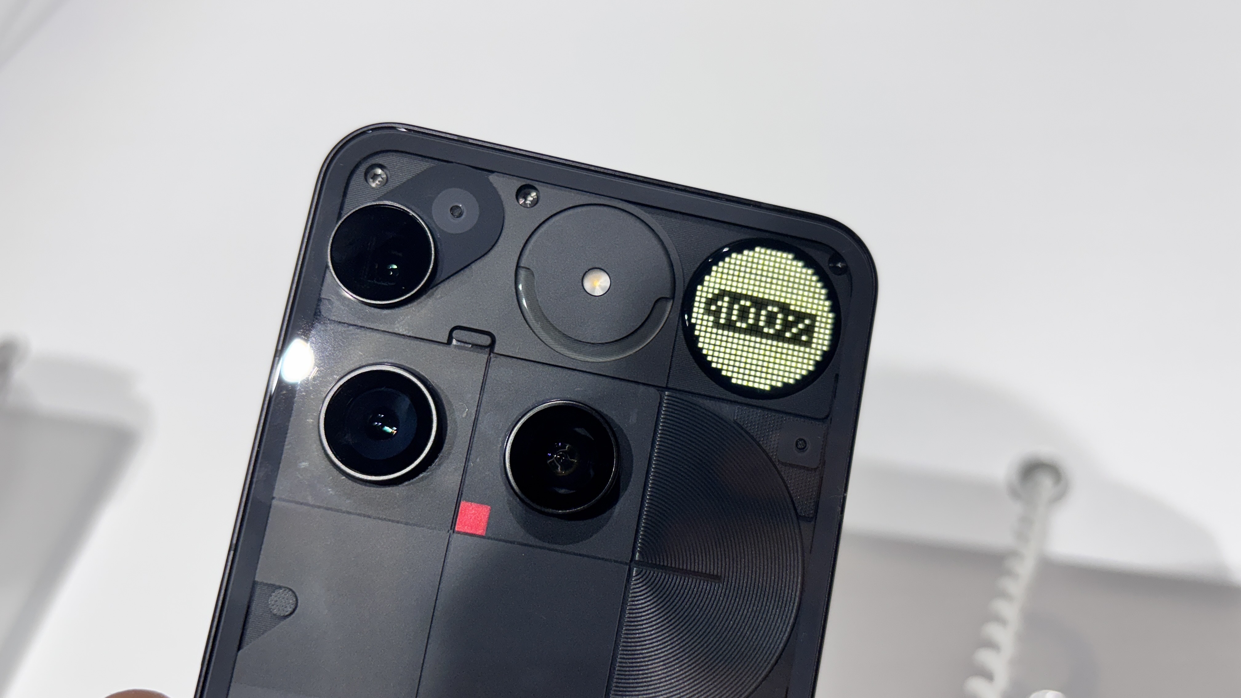 Nothing Phone (3) camera and glyph close up shot