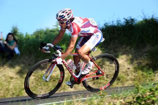 Daniel Moreno goes solo, Giro d