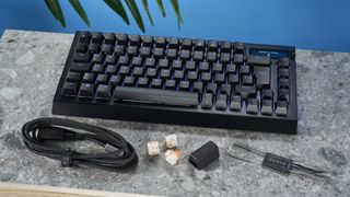 Photograph of the Razer BlackWidow V4 Pro 75% keyboard