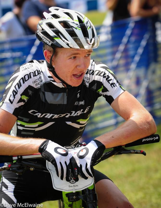 Keegan Swenson (Cannnondale) at the finish