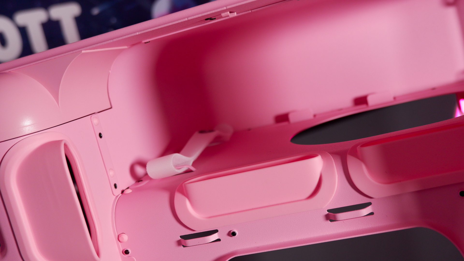 The Hyte X50 PC case on a desk ready to be built into for testing and review.