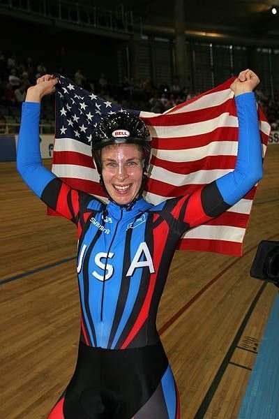 Sarah Hammer has been flying the flag