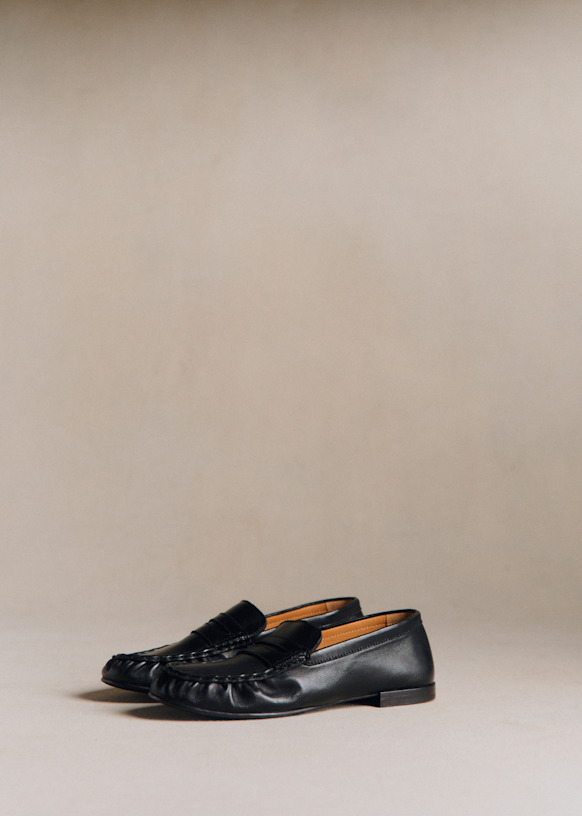Marceau Loafers - Smooth Black - Smooth Cowhide Leather - S&amp;eacute;zane
