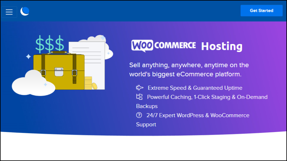DreamHost WooCommerce homepage