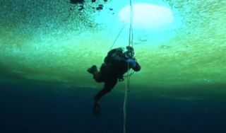 The expedition scientists hope to complete up to four dives a day beneath Antarctica's Ross Ice Shelf