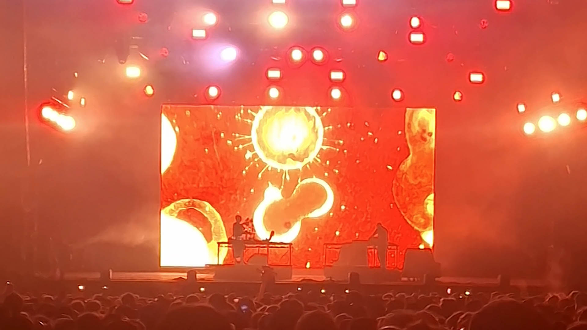 Photo of Floating Points live.
