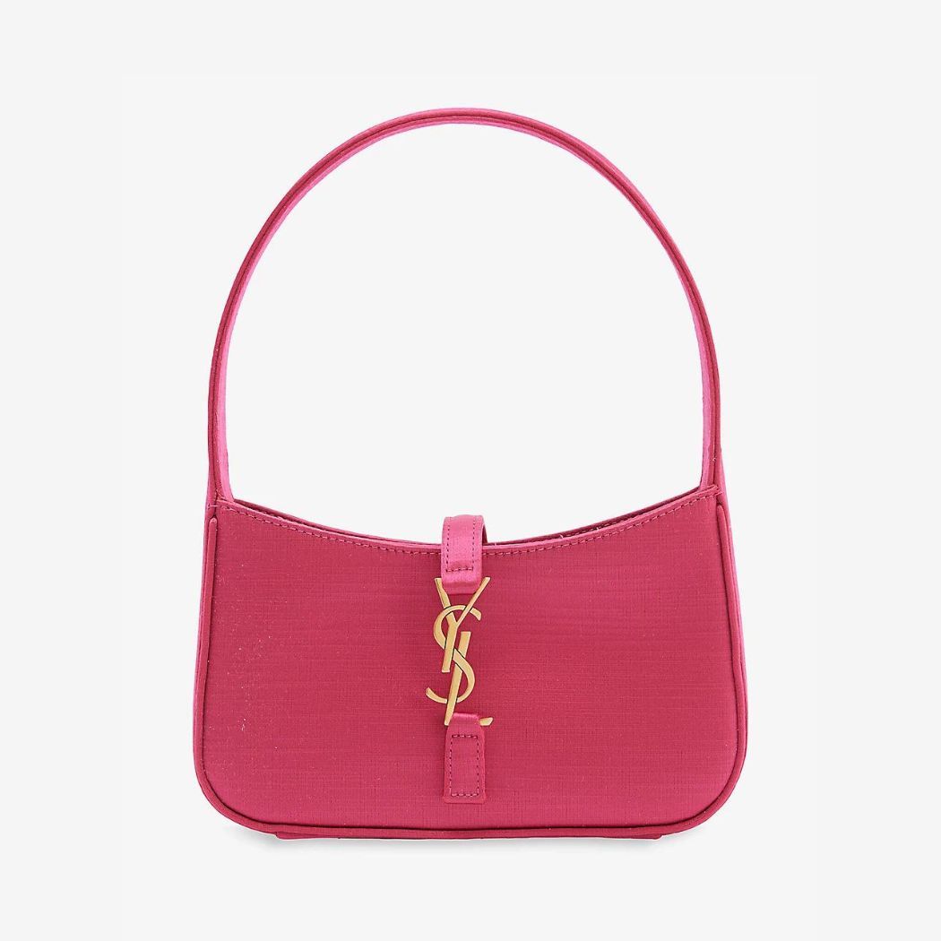 Saint Laurent Le 5 à 7 woven hobo bag