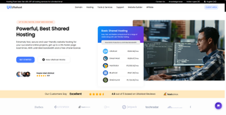 UltaHost home page
