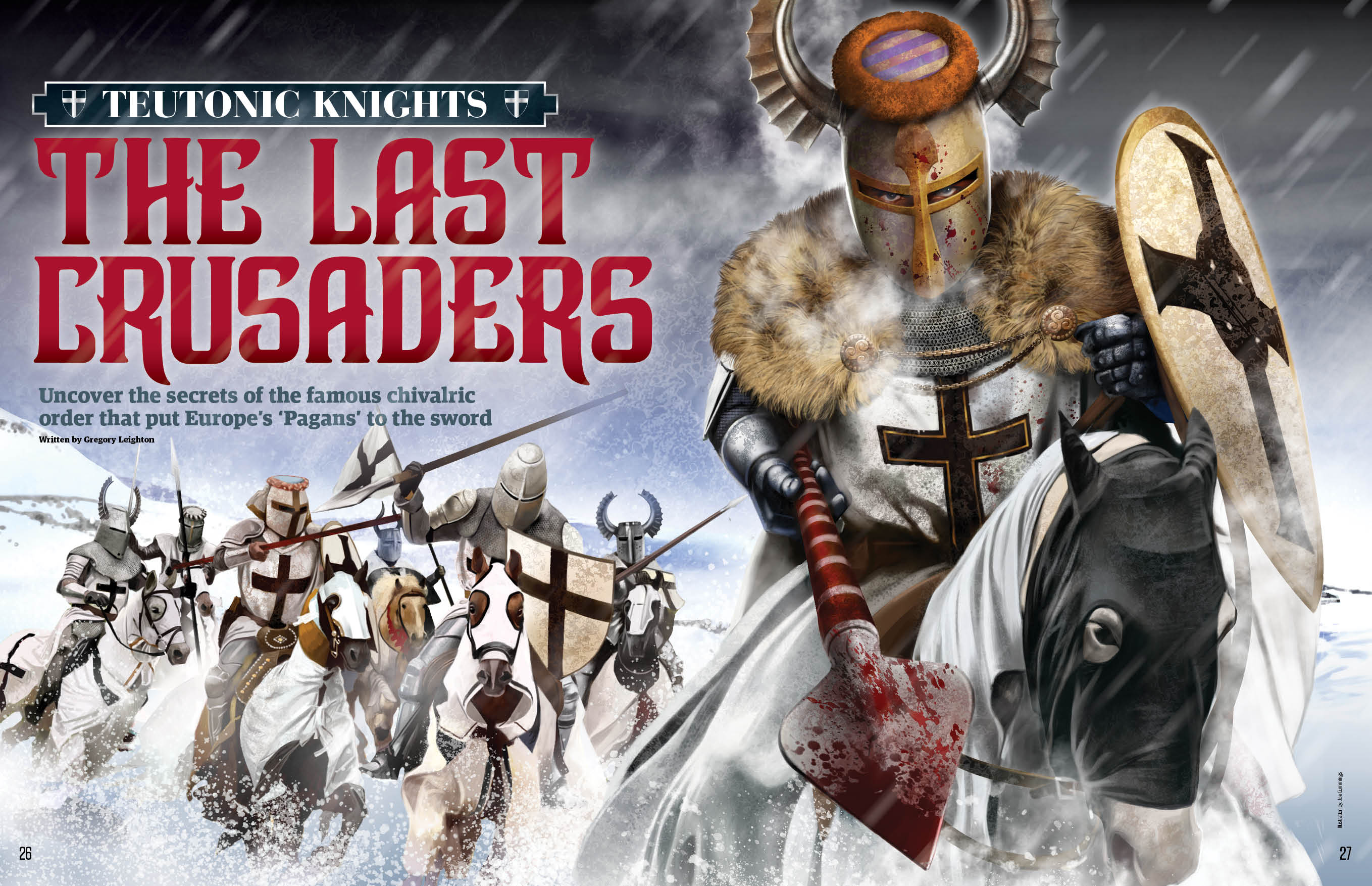 The Last Crusaders, feature spread All About History 126