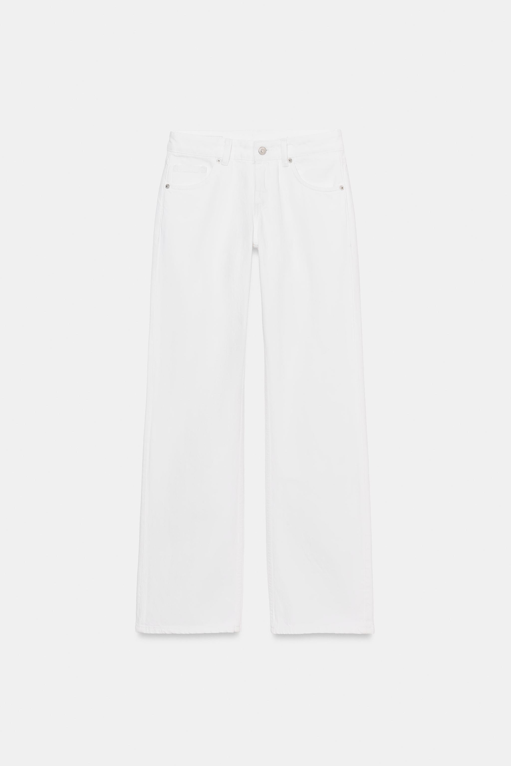 TRF Low Rise Wide Leg Jeans