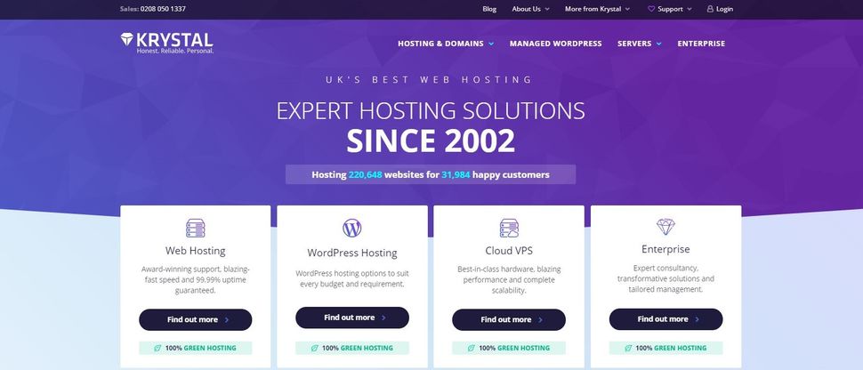 Krystal Web Hosting Review | TechRadar