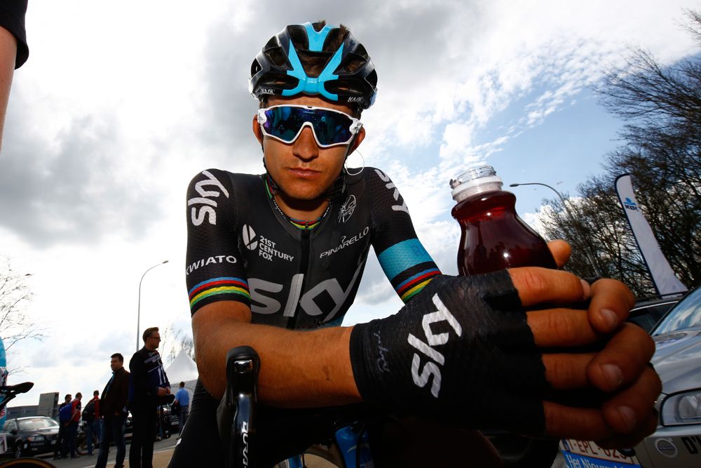 Michał Kwiatkowski (Team Sky) at the Tour of Flanders
