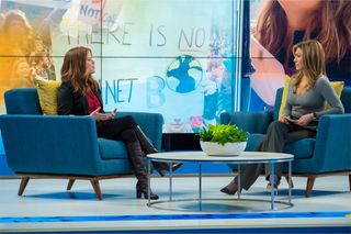 Jennifer Aniston and Reese Witherspoon on The Morning Show