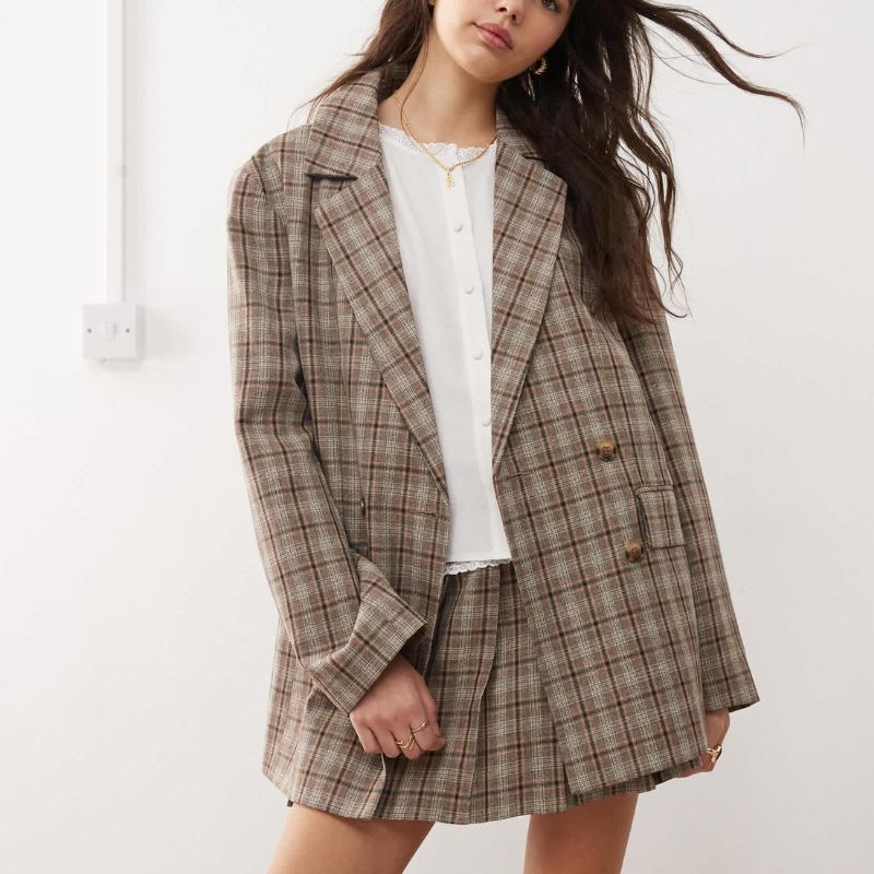 Plaid blazer