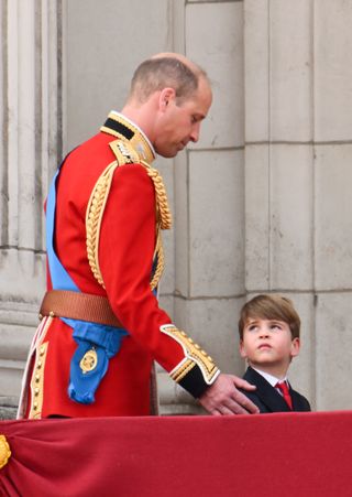 Prince William and Prince Louis