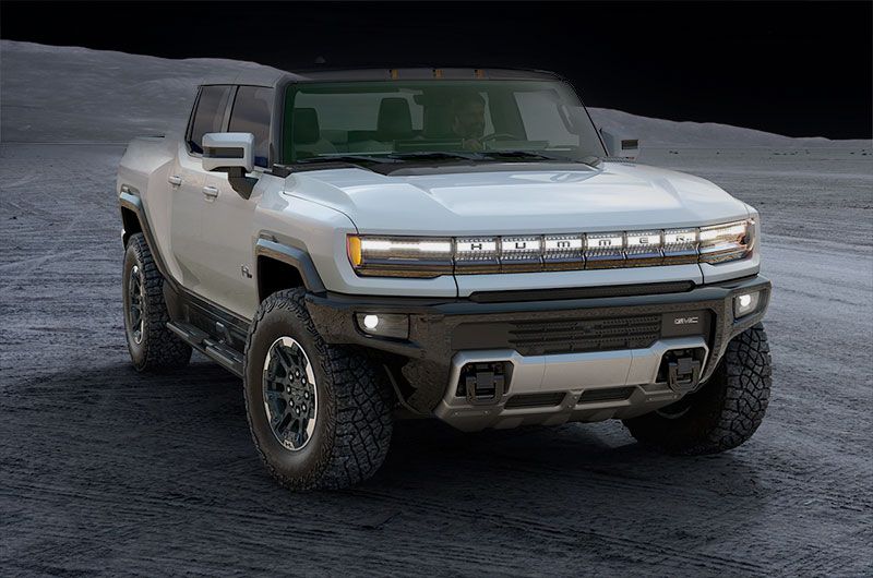 The GMC Hummer EV Edition 1 comes with a white exterior and &quot;Lunar Horizon&quot; interior inspired by the Apollo 11 moonshot.