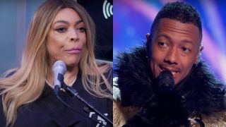 screenshots from masked singer and interview with wendy williams