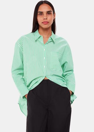 Whistles, Millie Stripe Oversized Shirt