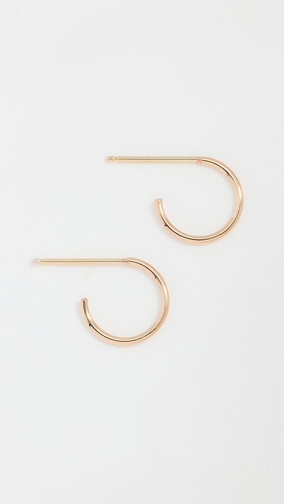 Zoe Chicco 14k Gold Tiny Huggie Hoops