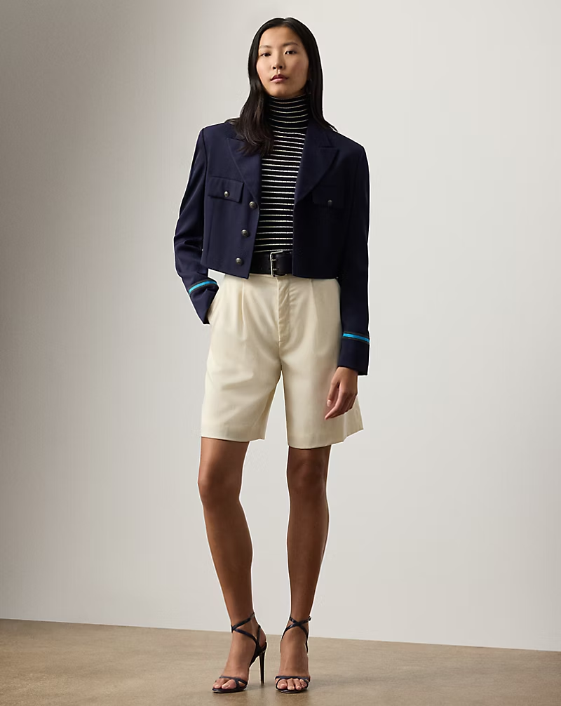 Ralph Lauren, Minetta Wool Gabardine Short