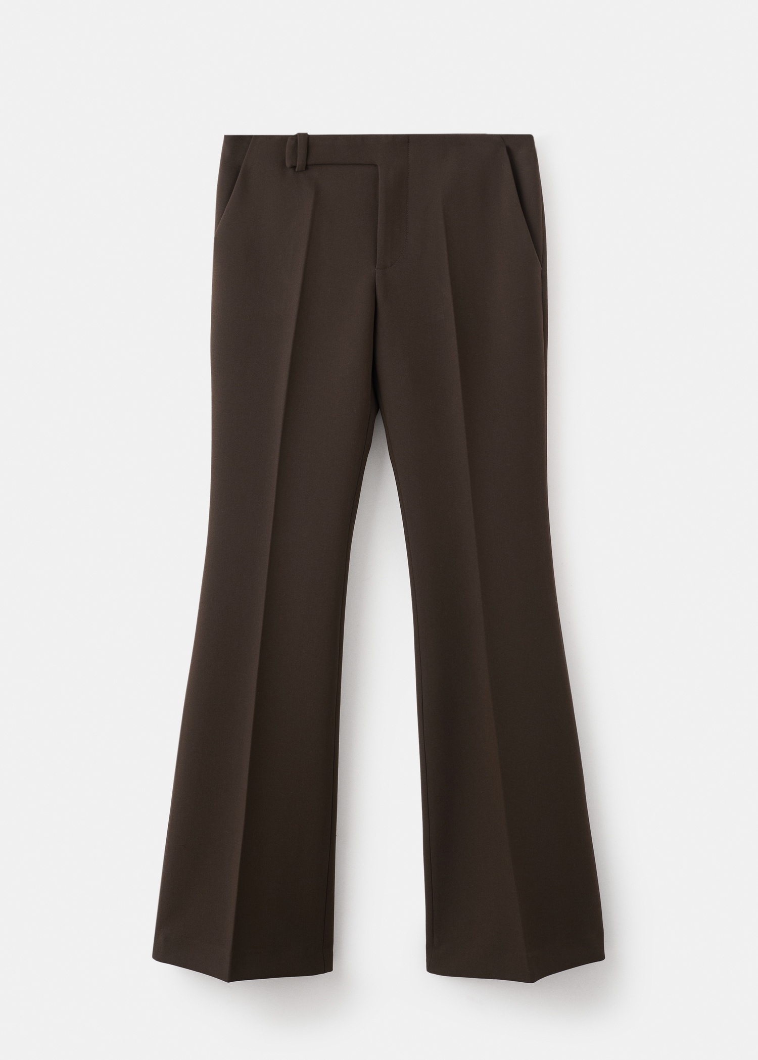 MANGO Mid-Rise Flare Pants