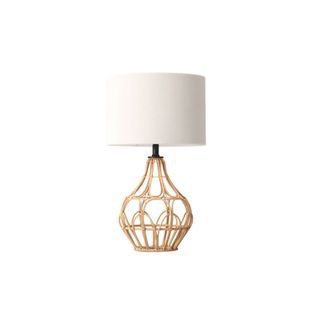 Threshold Boho Rattan Table Lamp Brown