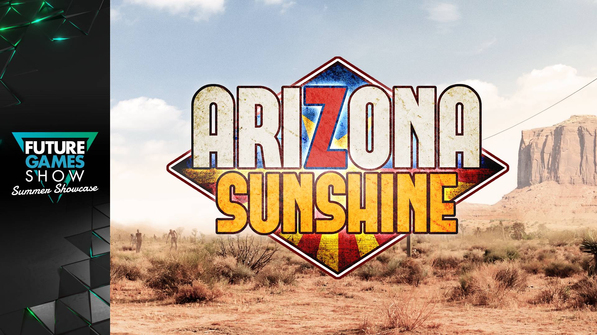 Arizona Sunshine logo with Future Games Show Summer Showcase 2026 logo